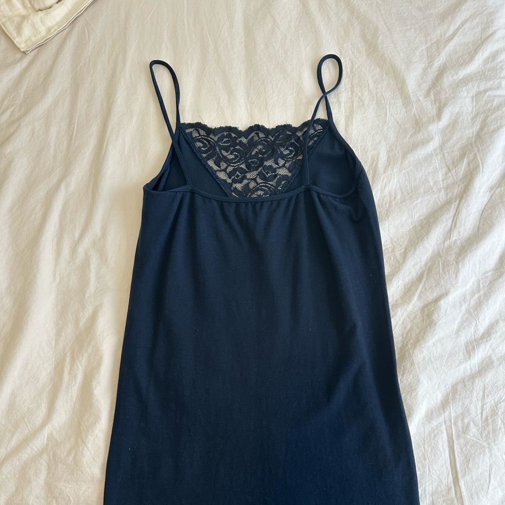 M. Rena Dark Blue Lace Cami - Picture 7 of 8